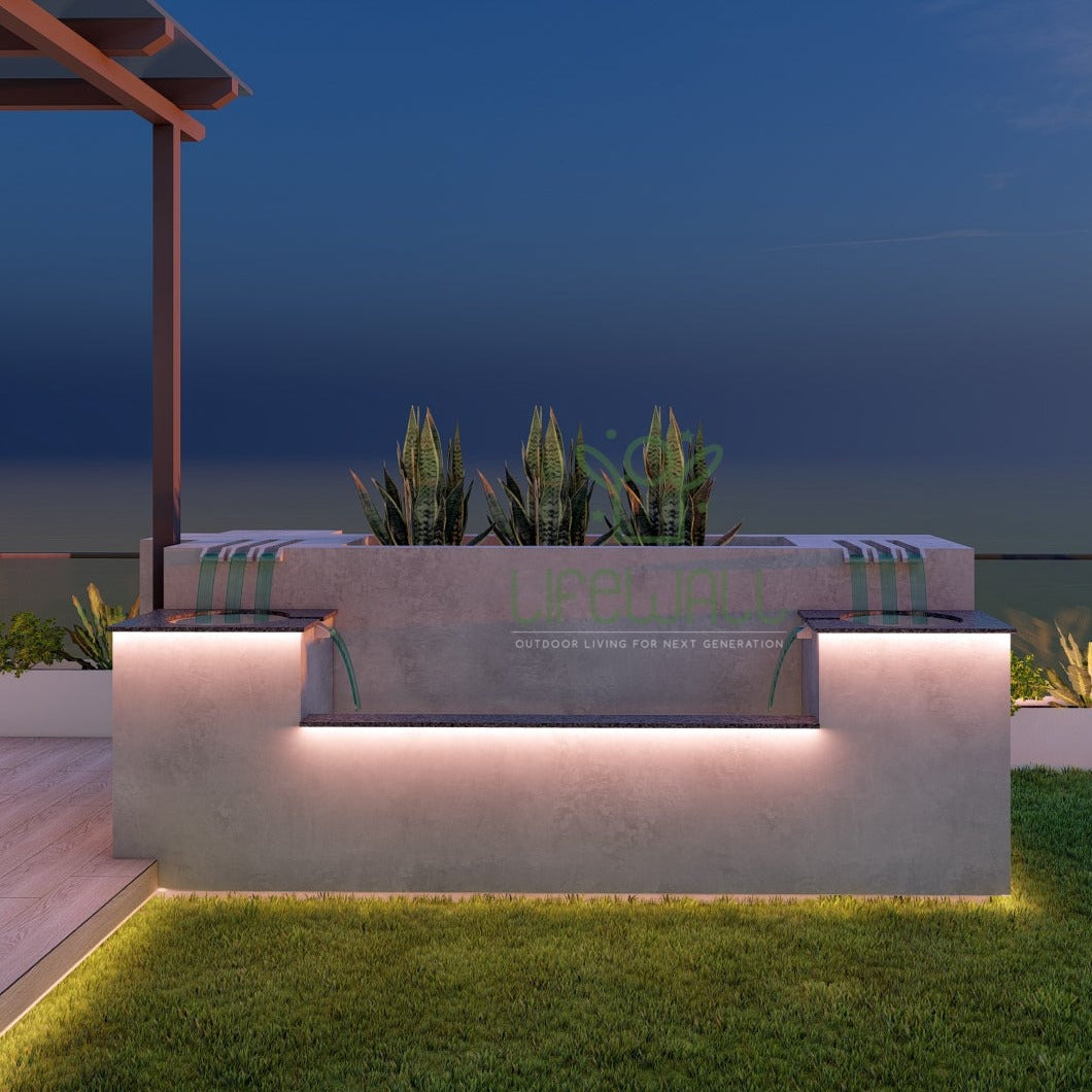 Per Rft Classic Step Waterfall Fountain (Per RFT) – LifeWall - Outdoor and ...
