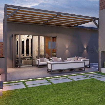 Chrome Crest Pergola GL