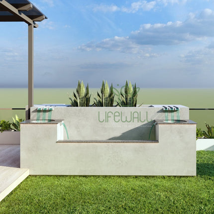 Per Rft Classic Step Waterfall Fountain (Per RFT) – LifeWall - Outdoor and ...