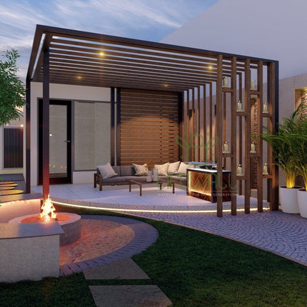 Artistic Woodland Pergola GL