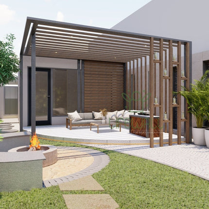 Artistic Woodland Pergola GL