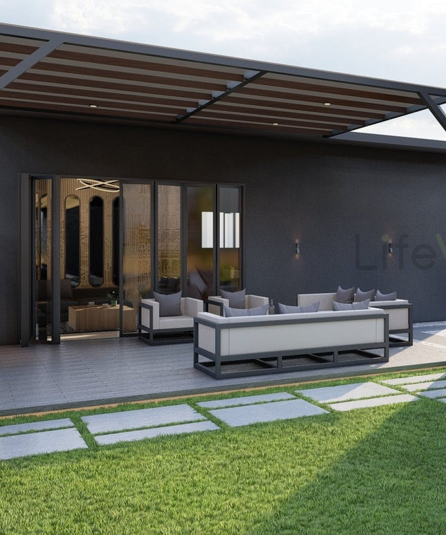 Chrome Crest Pergola GL