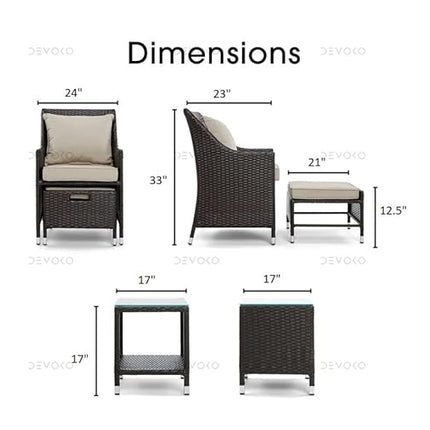 Royal Heighted Furniture (4 Seater Outdoor Seating and Table Set)