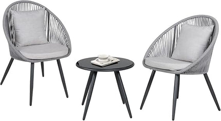 Garden Living Furniture (2 Seater Outdoor Seating Chair and Table Set)