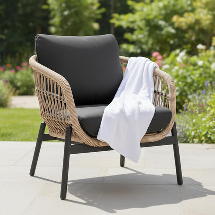 Modern Outdoor Wicker Sofa Set with Chairs and Coffee Tables FRS(LWAZ)