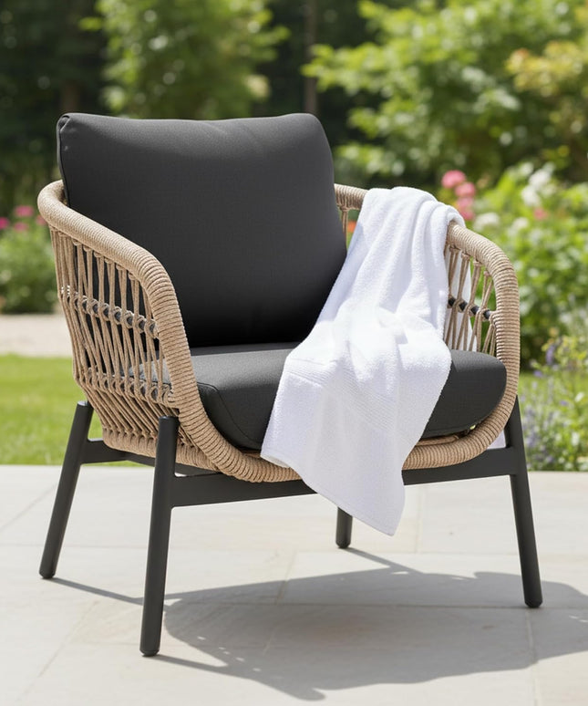 Modern Outdoor Wicker Sofa Set with Chairs and Coffee Tables FRS(LWAZ)