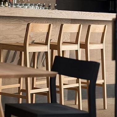 The simpleton Wooden bar Chair Wooden Bar Stool Restaurant Counter Chair Kitchen Counter heigh Chair Dimension: 15.75" Sq. x 41" H, x 15.43 Inch