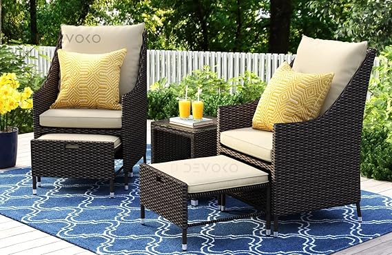 Royal Heighted Furniture (4 Seater Outdoor Seating and Table Set)
