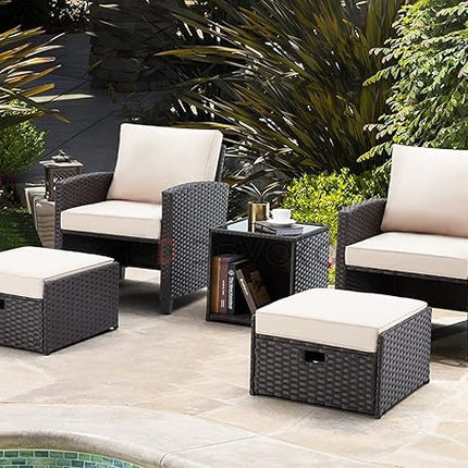 Royal Dark Furniture (4 Seater Outdoor Seating and Table Set)
