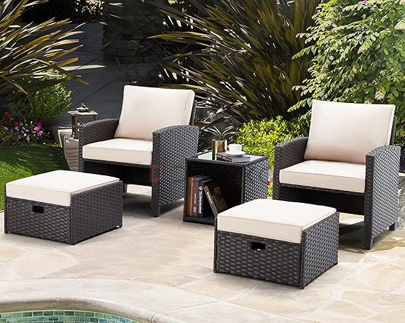 Royal Dark Furniture (4 Seater Outdoor Seating and Table Set)