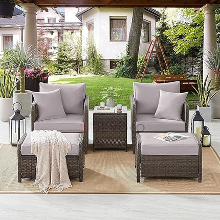 Royal Brown Furniture (4 Seater Outdoor Seating and Table Set)