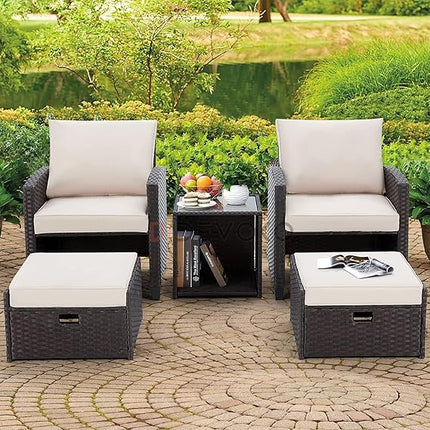 Royal Dark Furniture (4 Seater Outdoor Seating and Table Set)