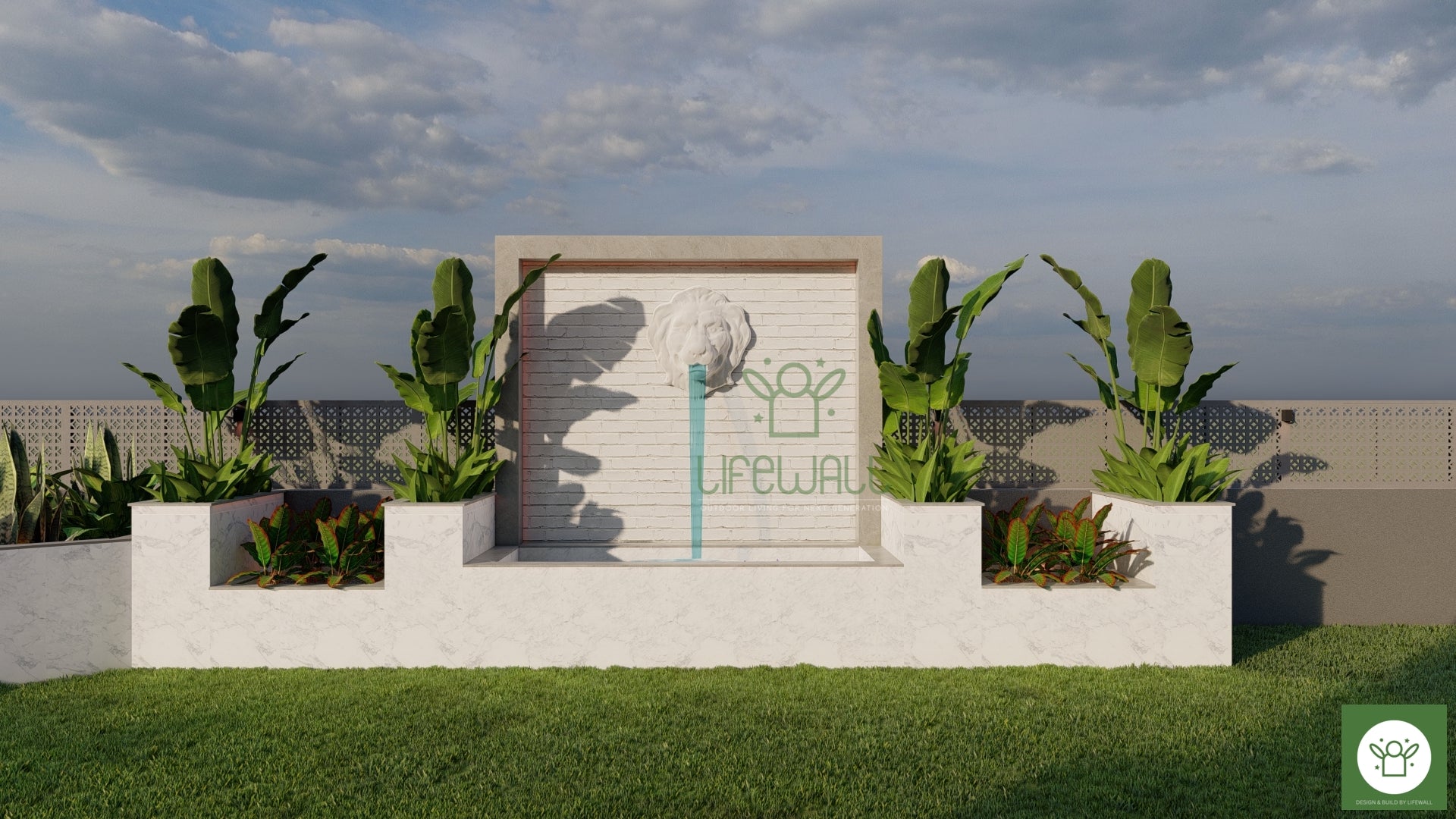 Per Rft Lone Guardian Fountain (Per RFT) – LifeWall - Outdoor and Landscape ...
