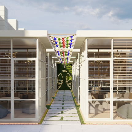 Mr. Rajan Restaurant | Terrace Garden Design