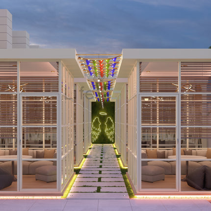 Mr. Rajan Restaurant | Terrace Garden Design