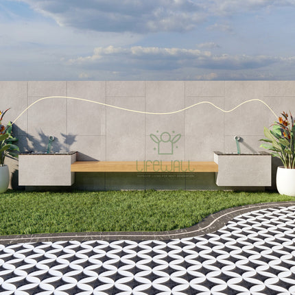 Mountain Lights Feature Wall (Per Sqft)