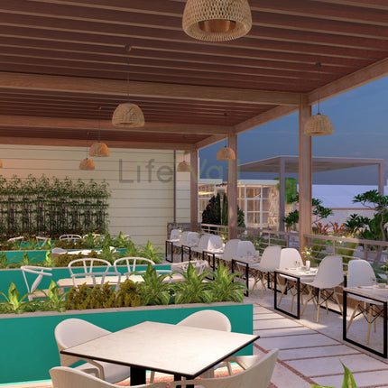 Mr. Rajan Restaurant | Terrace Garden Design