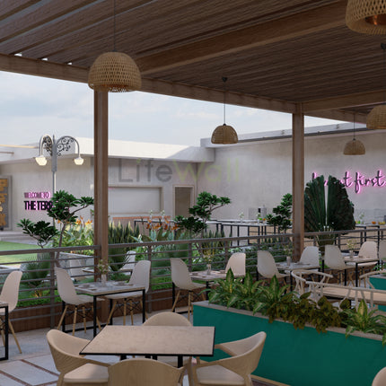 Mr. Rajan Restaurant | Terrace Garden Design