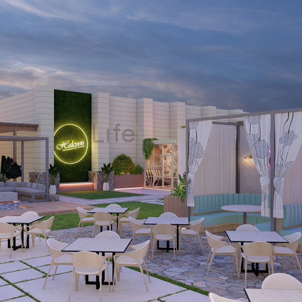 Mr. Rajan Restaurant | Terrace Garden Design