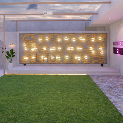 Flower Comb Feature Wall (Per Sqft)