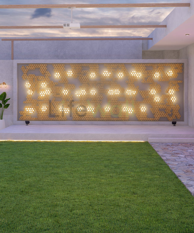 Flower Comb Feature Wall (Per Sqft)