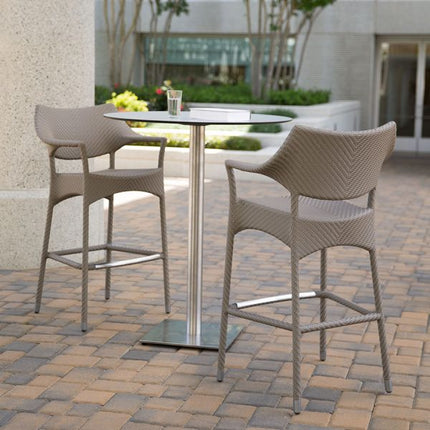 Contoured Woven Accent Bar Chair FRS (LWLC)