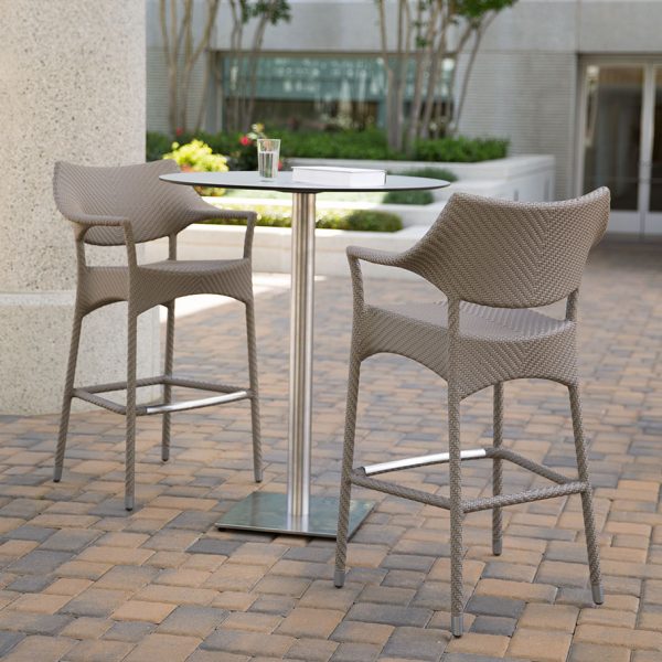 Contoured Woven Accent Bar Chair FRS (LWLC)