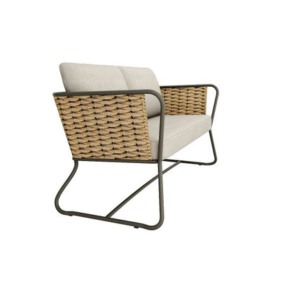 Linear Ribbed Metal Frame Sofa FRS (LWLC)