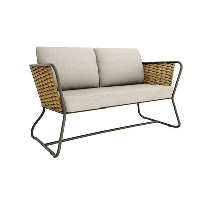 Linear Ribbed Metal Frame Sofa FRS (LWLC)