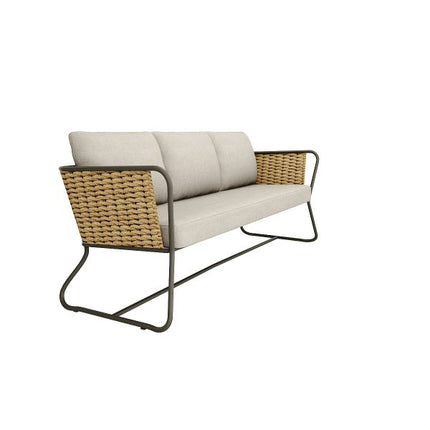 Linear Ribbed Metal Frame Sofa FRS (LWLC)