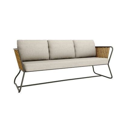Linear Ribbed Metal Frame Sofa FRS (LWLC)