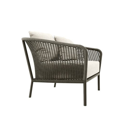 Braided Hemp Silhouette Sofa FRS (LWLC)