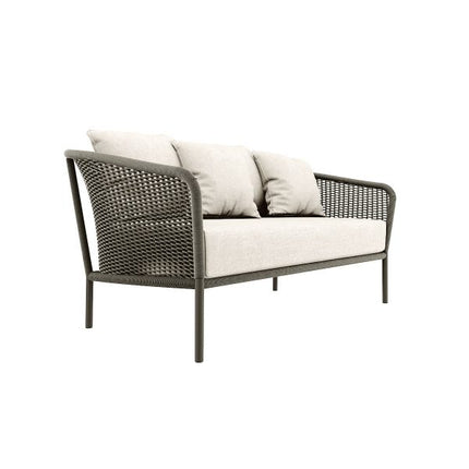 Braided Hemp Silhouette Sofa FRS (LWLC)