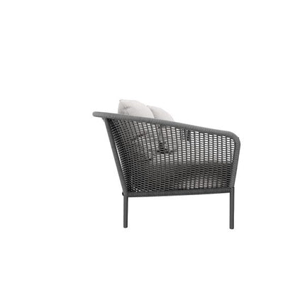 Braided Hemp Silhouette Sofa FRS (LWLC)