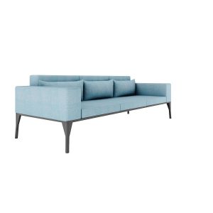 Modern Module Metal Frame Sofa Set With Cushion FRS (LWLC)