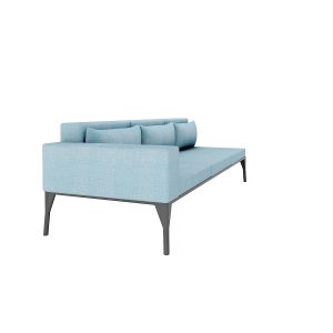 Modern Module Metal Frame Sofa Set With Cushion FRS (LWLC)