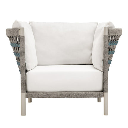 Contoured Rope Wrap Metal Frame Sofa  FRS (LWLC)