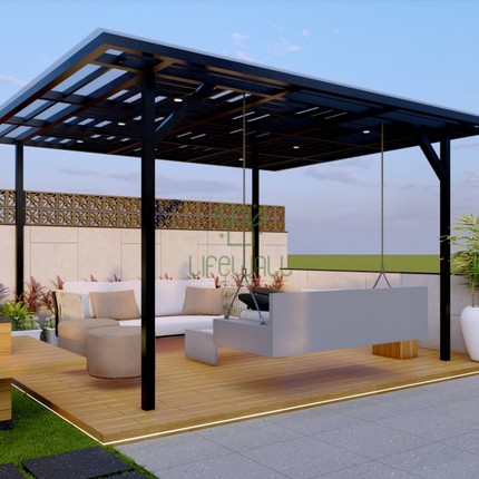 Black Serenity Pergola GL
