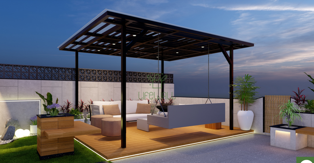 Black Serenity Pergola GL