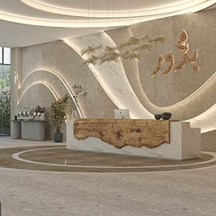 Golden Wave Feature Wall