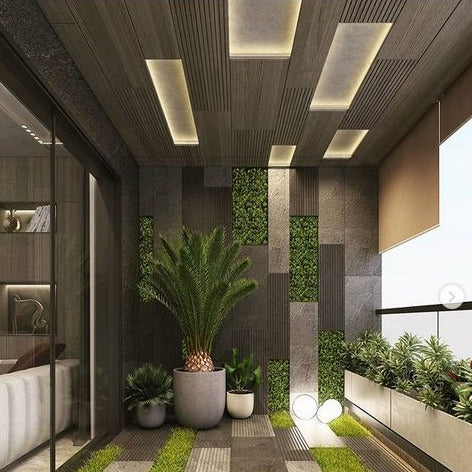 Peak & Trough Glow Feature Wall