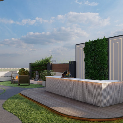 Grass Patch Counter GL (Unit in Per Sqft)