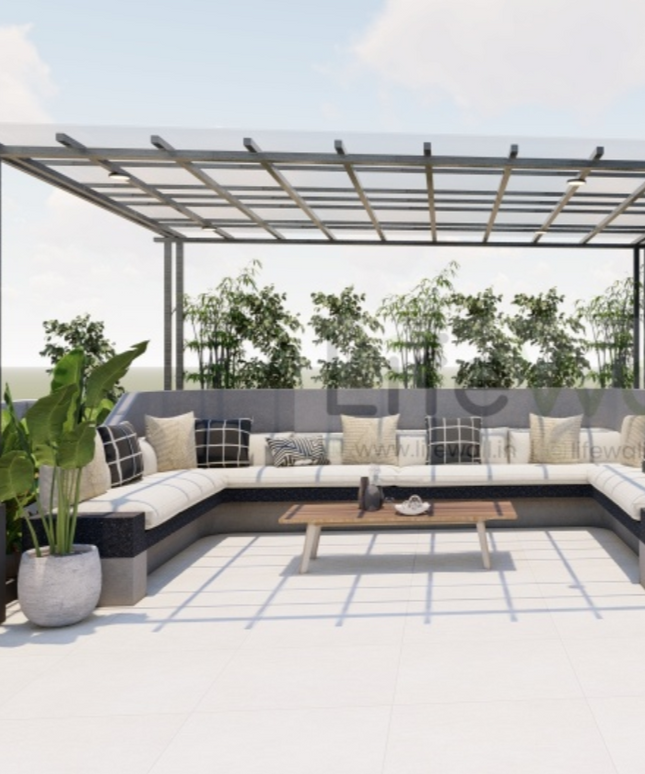 Zen Zephyr Pergola GL (Per Sqft)