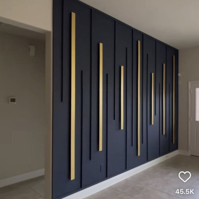 Standing Symmetry Feature Wall