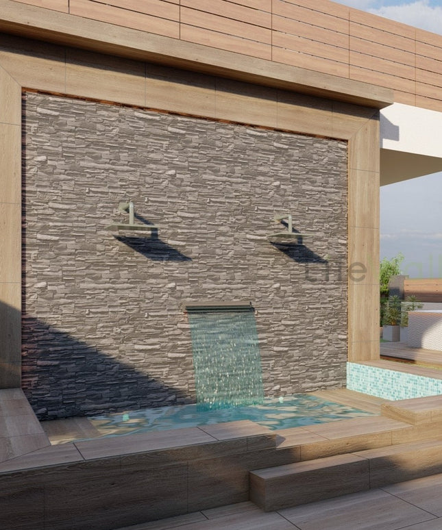 Staggered Stone Wood Fountain GL (Per RFT)