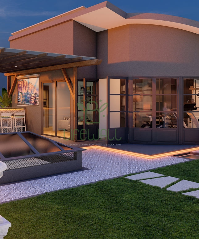 Rustic Twilight Pergola GL