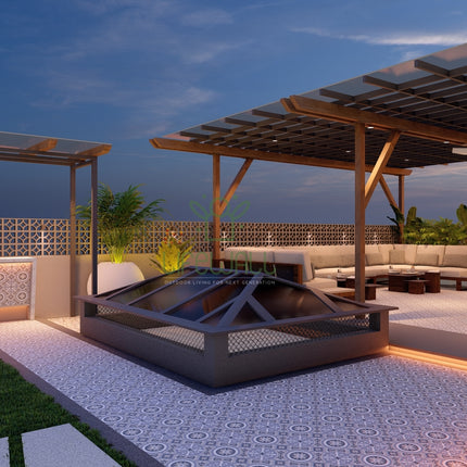 Rustic Twilight Pergola GL