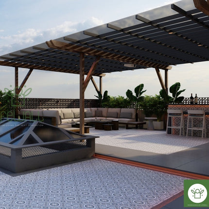 Rustic Twilight Pergola GL