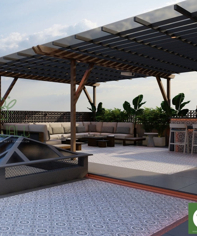 Rustic Twilight Pergola GL